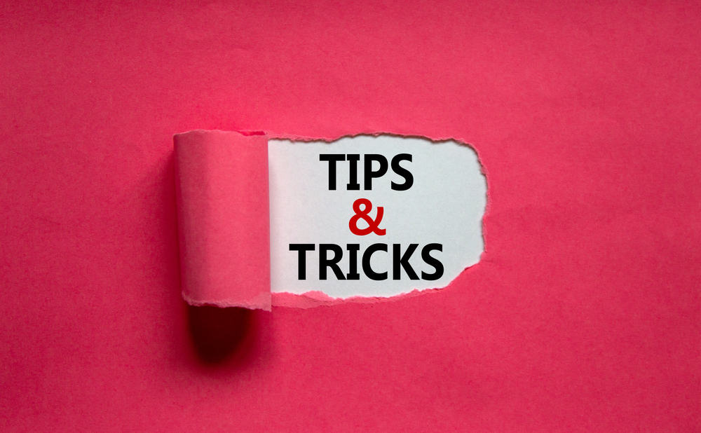Tips,And,Tricks,Symbol.,Words,'tips,And,Tricks',Appearing,Behind